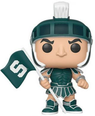 Funko Pop College: Michigan State - Sparty (home Greek Army) [new Toys] Vinyl