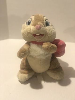 Disney Store Exclusive Easter Bow Miss Bunny 10 " Bean Plush Bambi Thumper