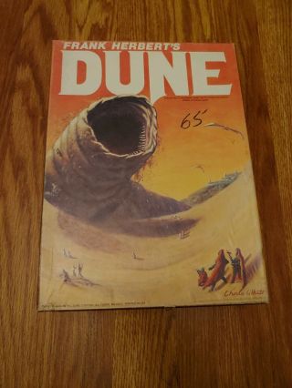 Vintage 1979 Frank Herbert Dune Board Game By Avalon Hill Unpunched Unplayed
