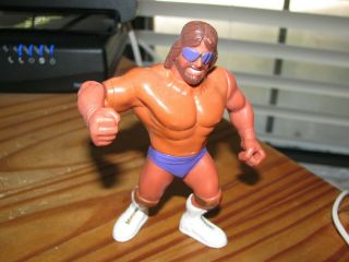 Wwf Wrestling Hasbro Figure Macho Man Randy Savage Macho King Purple Trunks 1991