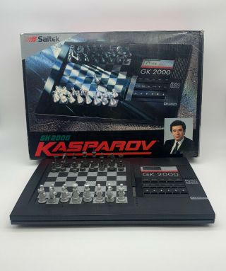Vtg Saitek Kasparov Gk 2000 Advanced Electronis Chess Computer W Risc Processor
