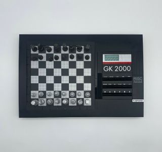 Vtg Saitek Kasparov GK 2000 Advanced Electronis Chess Computer w Risc Processor 2