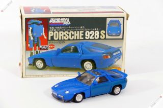 Bandai Popy Machine Robo Porsche Mr - Dx03 Blue Gobots Japan Transformers Vintage