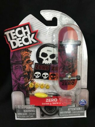 Spin Master Tech Deck Series 5 Mini Skateboard Finger Board Burman Zero