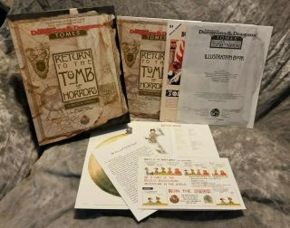Advanced D&d Tomes Return To The Tomb Of Horrors Complete Box Set Tsr 1998 1162