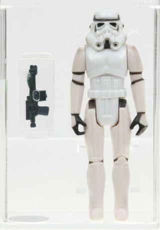 Star Wars 1977 Vintage Kenner Stormtrooper (hk) Loose Action Figure Afa 75