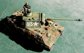 Resin Axis Captured Pzv Panzer King Tiger Panther Tank Poland 1:30 Metal Soldier