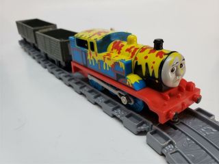 Thomas & Friends Paint Splatter “thomas Makes A Mess” Motorized Trackmaster