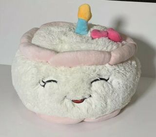 Squishable 15 " Birthday Cake Plush Round Stuffed Pillow