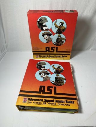 Advanced Squad Leader Rules And Charts The Avalon Hill Game Co.