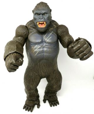 Large Scary 18 " Skull Island King Kong Poseable Action Figure Lanard Toys Vguc