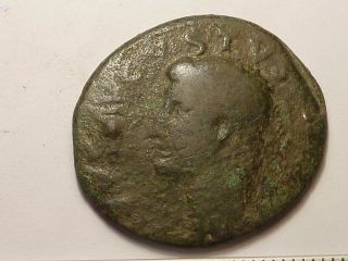 5008 Ancient Roman Augustus Copper As Coin - 1st Century Bc