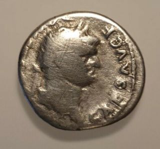 Domitian.  Ad 81 - 96.  Silver Denarius