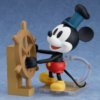 Disney Mickey Mouse Steamboat Willie Nendoroid 4 Inch 1928 Color [dented]