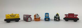7 Thomas Trains,  Car,  Sodor,  Bertie,  Trevor,  Terrence,  Caboose,  Cars With Magnets