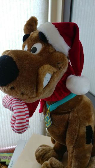 Scooby Doo 18 " Plush Christmas By Toy Network Pre Own