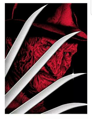 Freddy Krueger Art Print By Sideshow Collectibles Limited Edition Of 150