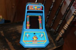 Coleco Ms Pacman Mini Tabletop Video Game Vintage 1981 Retro
