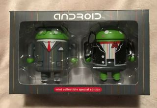 Google 2013 Executive Summit Android Mini Collectible Special Edition Figure Set