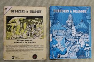 TSR Dungeons & Dragons vintage Old School Edition 1978 Box Set, 2