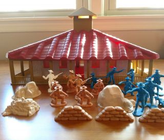 Bmc Toys Rough Riders San Juan Hill Teddy Roosevelt Fort Toy Soldiers Playset