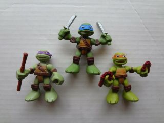 Imaginext Half Shell Heroes Tmnt Teenage Mutant Ninja Turtles 3 Action Figures