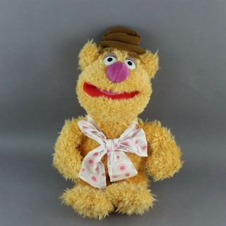 Fozzie Bear Plush Bean Bag Doll Muppets 12 Inch