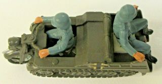 Britains WWII German Military Half Track KETTENKRAD MOTORCYCLE with both figures 3