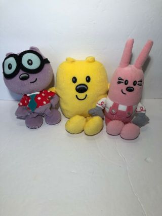 Wow Wow Wubbzy,  Widget And Walden7” Plush Toys Ty Beanie Baby
