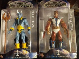 Dc History Of The Dc Universe Series 1 Manhunter Blue Devil Action Figures