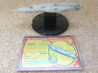 Star Wars Miniatures Starship Battles Home One With Card 2/60