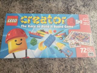 Nib Lego Creator The Race To Build It Board Game Factory
