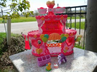 My Little Pony Ponyville Rollerskate Party Cake Birthday W/ Playset Mlp