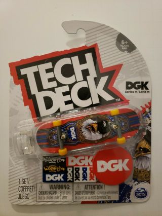 Tech Deck Dgk Skateboard Series 11 Eagle.  Ultra Rare