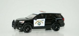 2017 Ford Interceptor Chp California Highway Patrol Police Greenlight 1/64 Scale