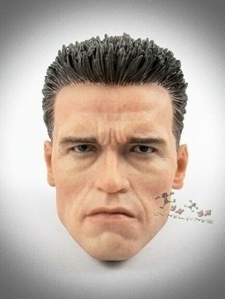 Hot Toys Mms117 Terminator 2 Judgment Day T2 T800 T - 800 Figure 1/6 Scale Head