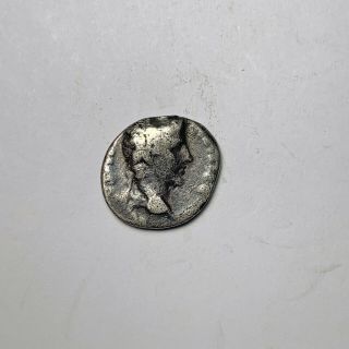 Augustus Ar Denarius (27 Bc - 14 Ad),  Gaius & Lucius Caesars Low Grade Filler