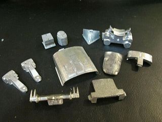 Nason /scale Craft? Brass Lead Molded Oo/00 Parts.  Metal Silver Colored Parts