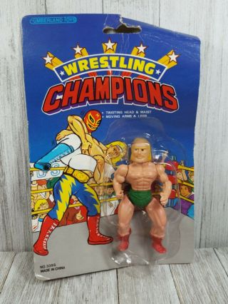 Vintage Wwf Hulk Hogan Bootleg Ljn Jakks Action Figure Moc Cumberland Toys