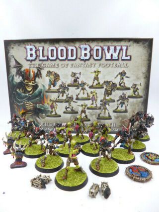 Games Workshop Warhammer Blood Bowl The Champions Of Death Team Pro Painted