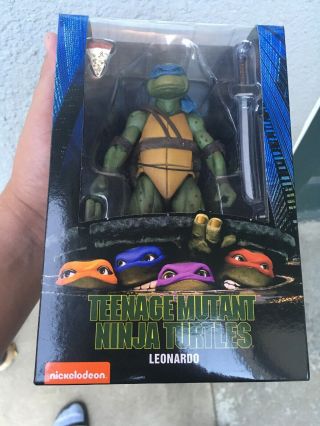 Neca Leonardo Teenage Mutant Ninja Turtles The Movie Tmnt Action Figure Mib