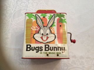 Vintage 1962 Mattel - Bugs Bunny In The Music Box - Warner Bros.