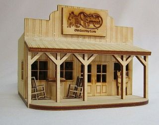 Cracker Barrel Old Country Store Ho Scale,  Laser Cut Built Christmas Ornament