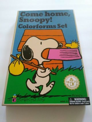 Colorforms Retro Come Home Snoopy,  Art Craft Kit Kids Create Adventures - Peanuts