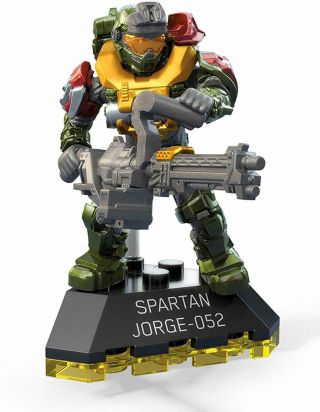 Series 9 Mega Construx Halo Heroes Spartan Jorge 052 Gcm24