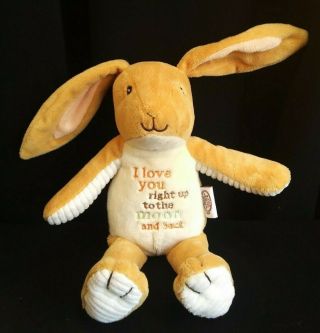Guess How Much I Love You To The Moon And Back Bunny Rabbit 8 " Plush Nut Brown