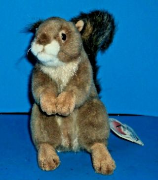 7 " Hansa Realistic Plush Squirrel Stuffed Animal