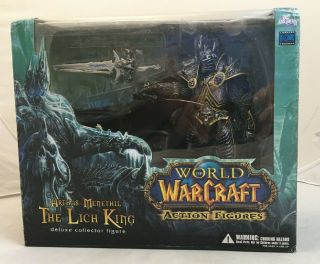 Wow World Of Warcraft Arthas Menethil The Lich King Dluxe Collector Figure