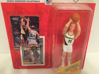 1993 Starting lineup Detlef Schrempf Indiana Pacers Topps Card figure toy NBA 3