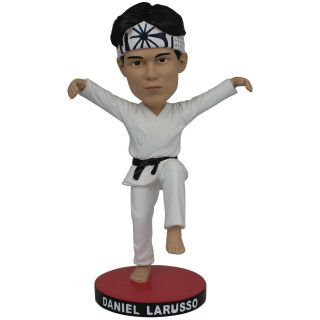Icon Heroes The Karate Kid Daniel Larusso 7.  5 Inch Bobble Head Figure
